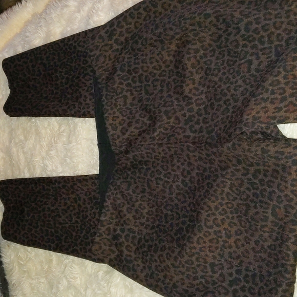 Promise leopard look leggings/pull on pants size 8 - Picture 6 of 10